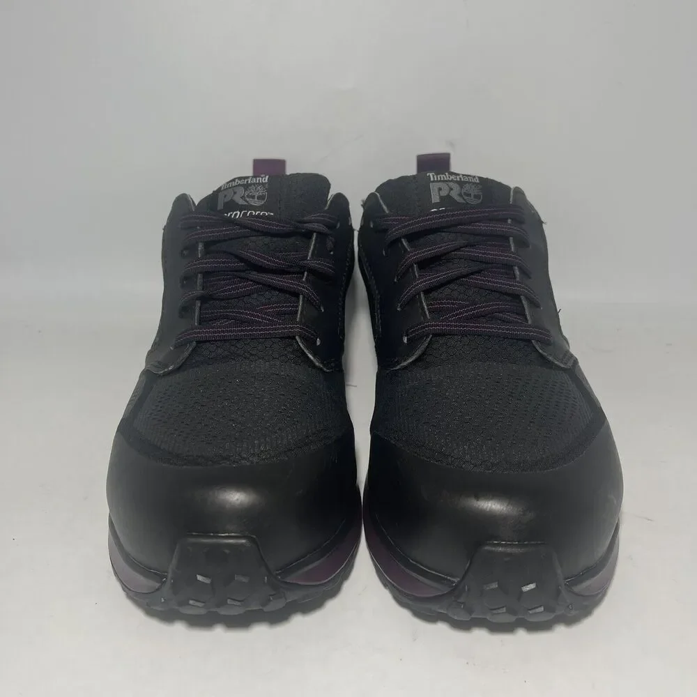 Women's Timberland Pro Reaxion Composite Toe Work Shoes 9, Black, A2174